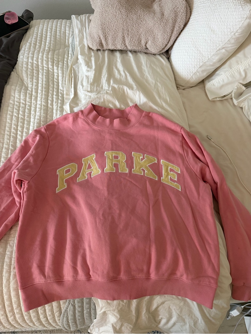 Parker Women's Pink Crewneck Sweatshirt